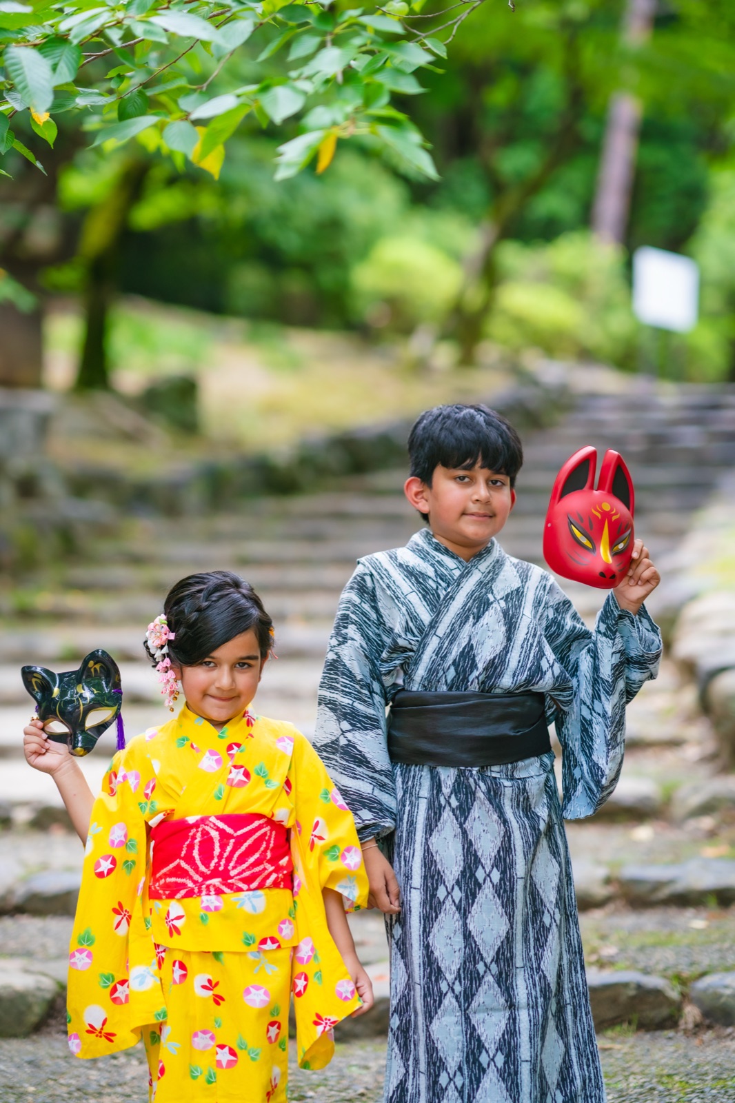 Kimono photoshoot in Kyoto