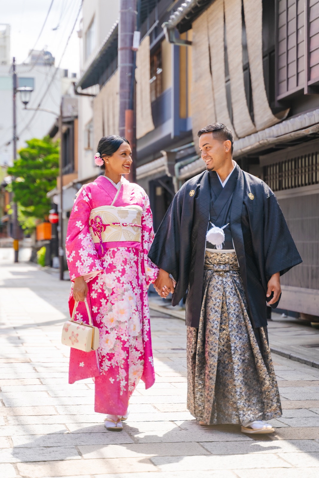 Kimono photoshoot in Kyoto