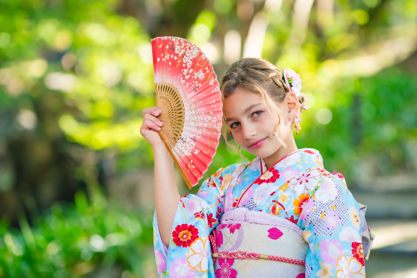 Kimono photoshoot in Kyoto