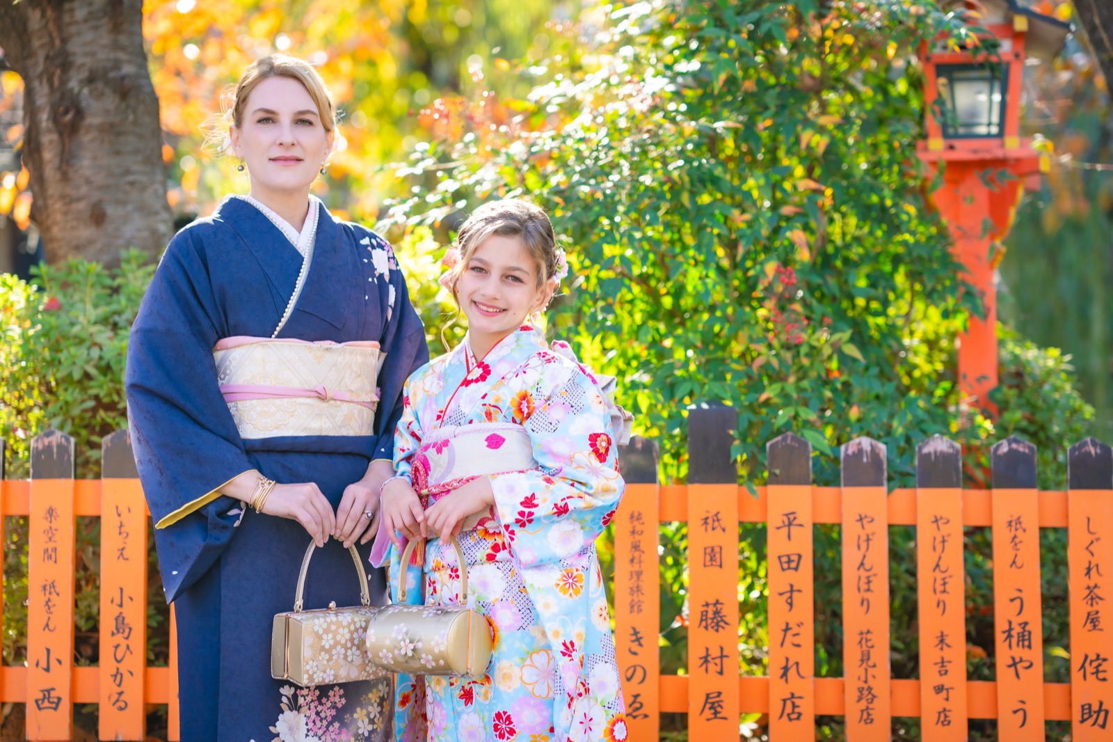 Kimono photoshoot in Kyoto