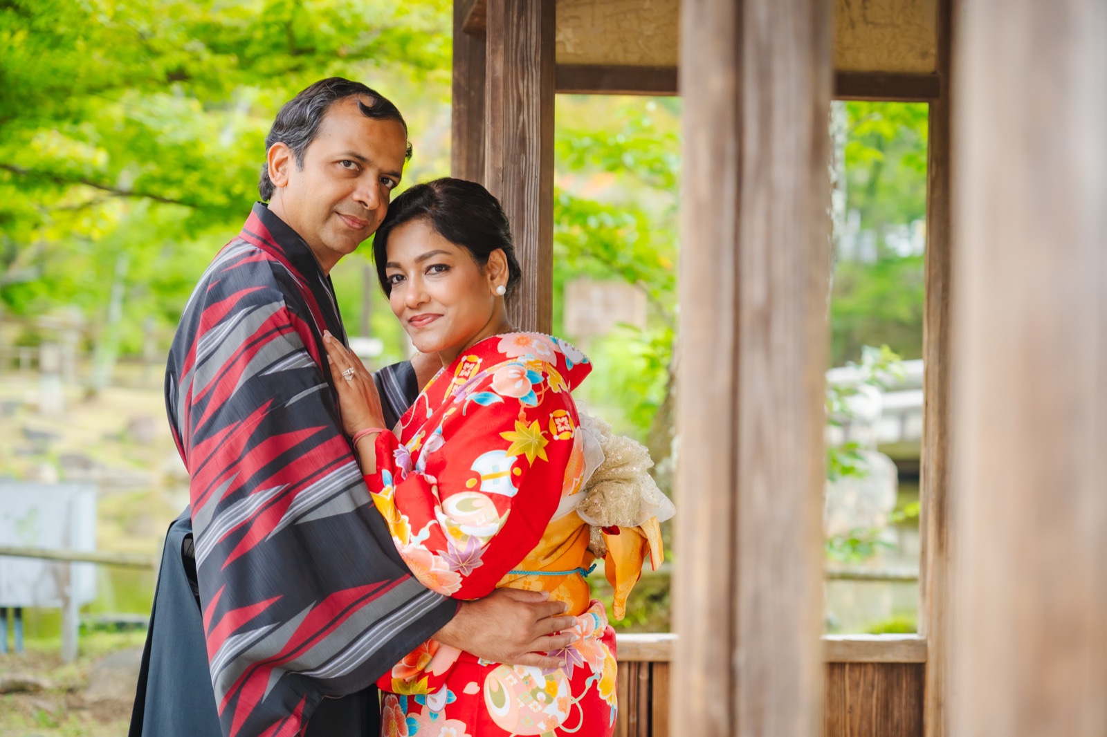 Kimono photoshoot in Kyoto