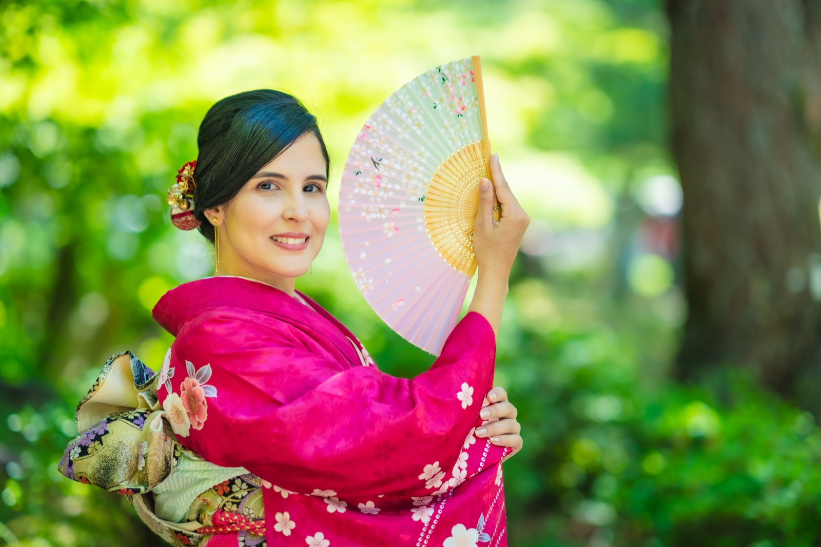 Kimono photoshoot in Kyoto
