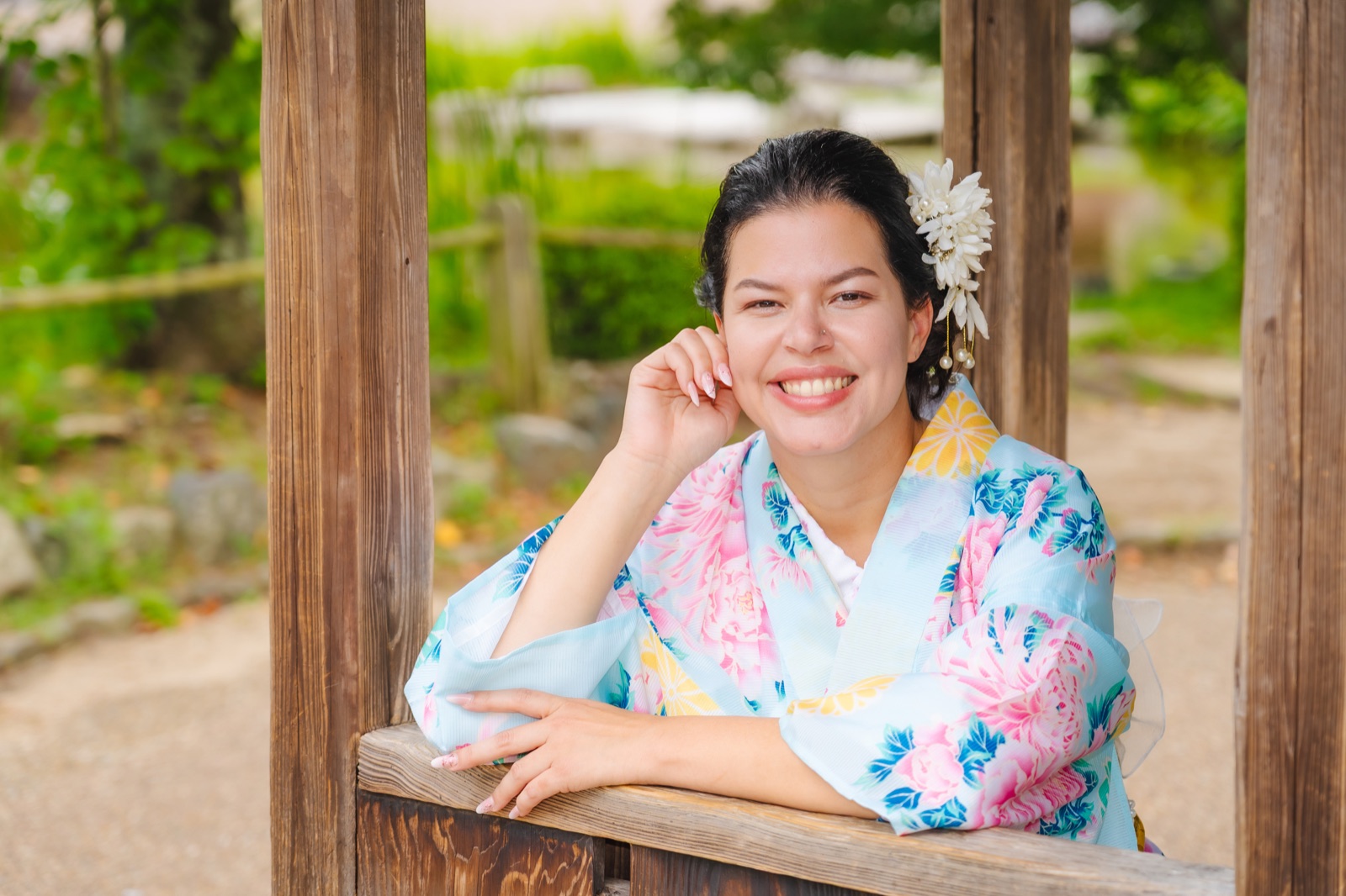 Kimono photoshoot in Kyoto