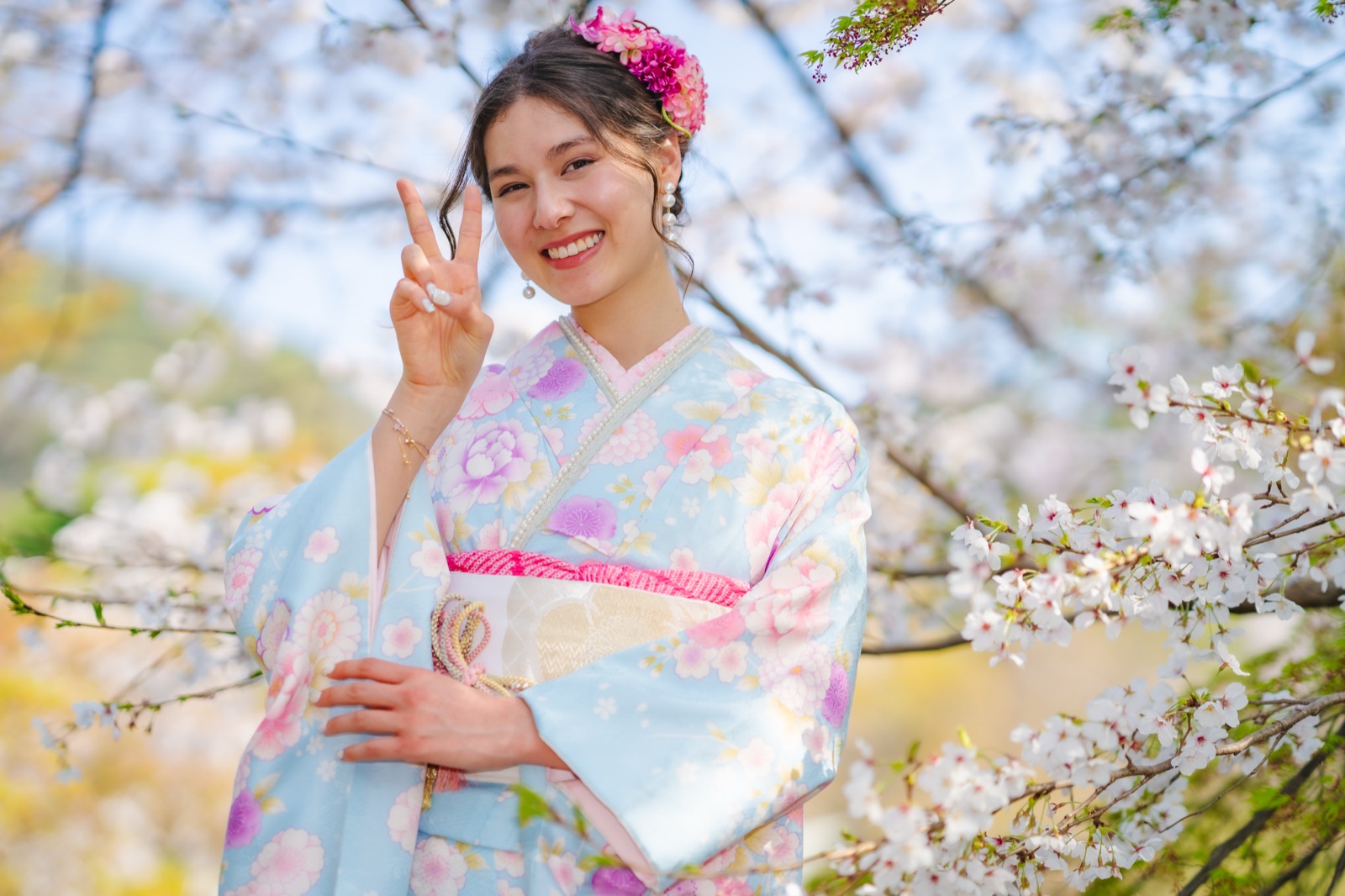 Kimono photoshoot in Kyoto