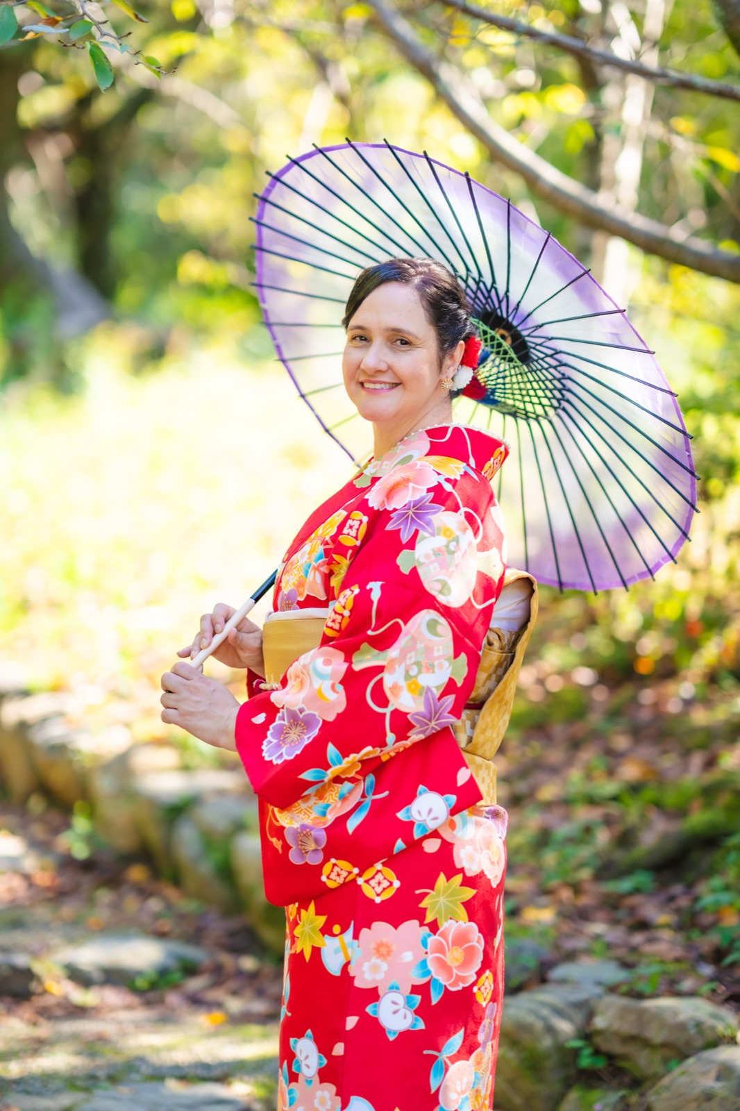 Kimono photoshoot in Kyoto
