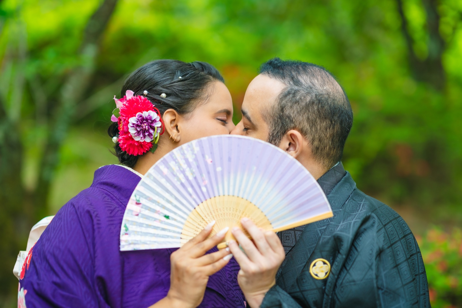Kimono photoshoot in Kyoto