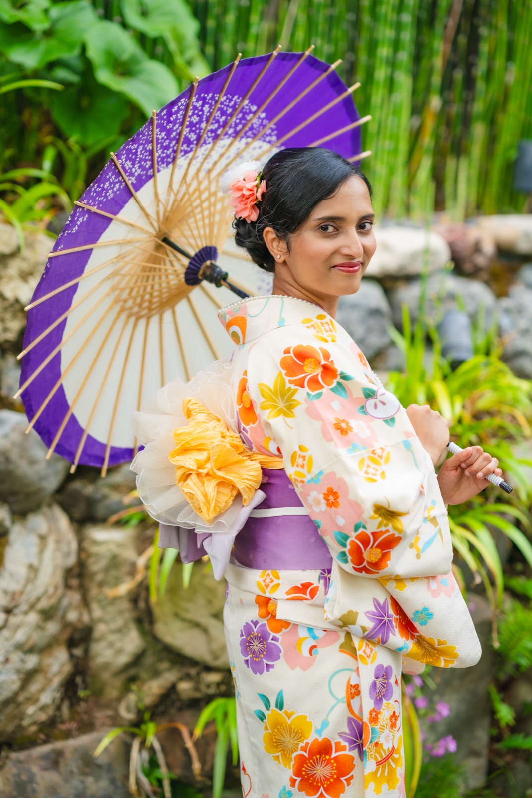 Kimono photoshoot in Kyoto