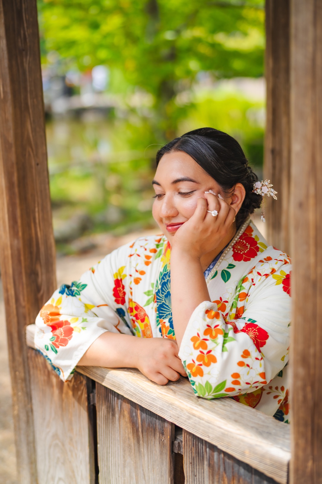 Kimono photoshoot in Kyoto