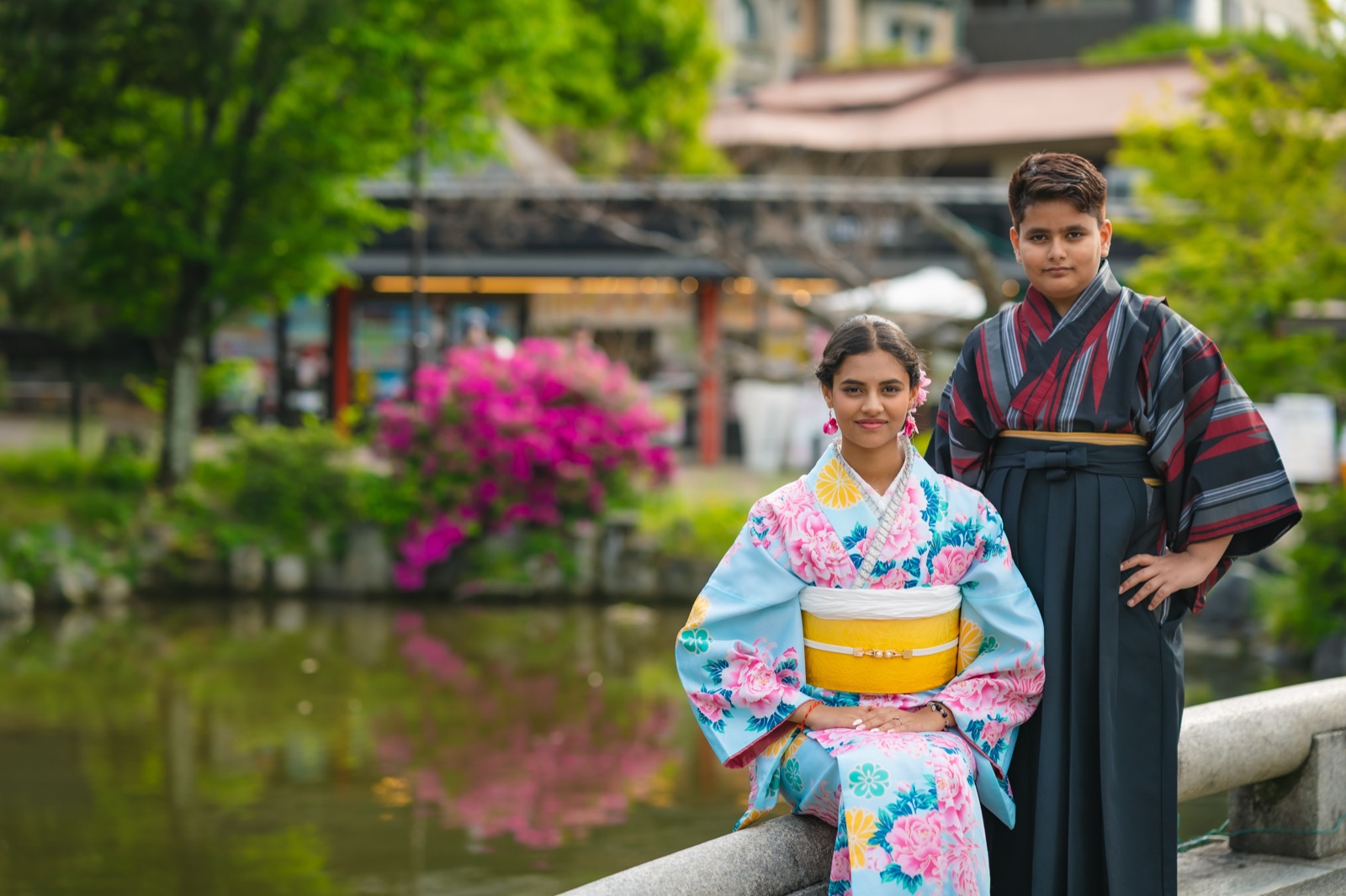 Kimono photoshoot in Kyoto