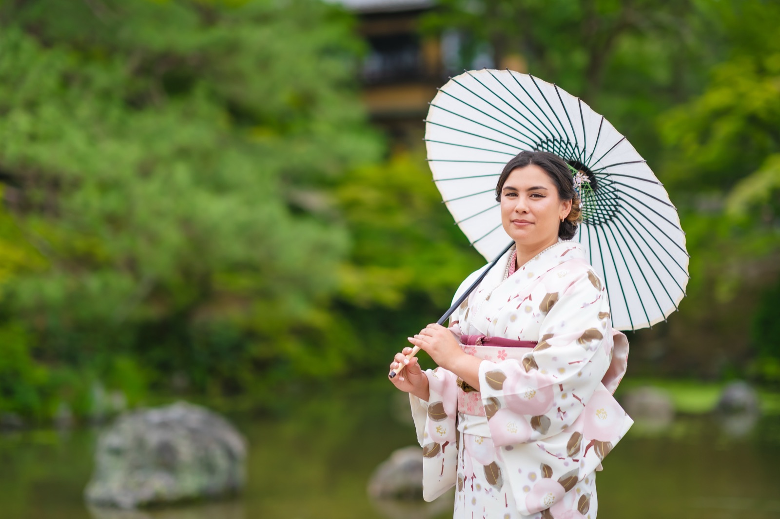Kimono photoshoot in Kyoto