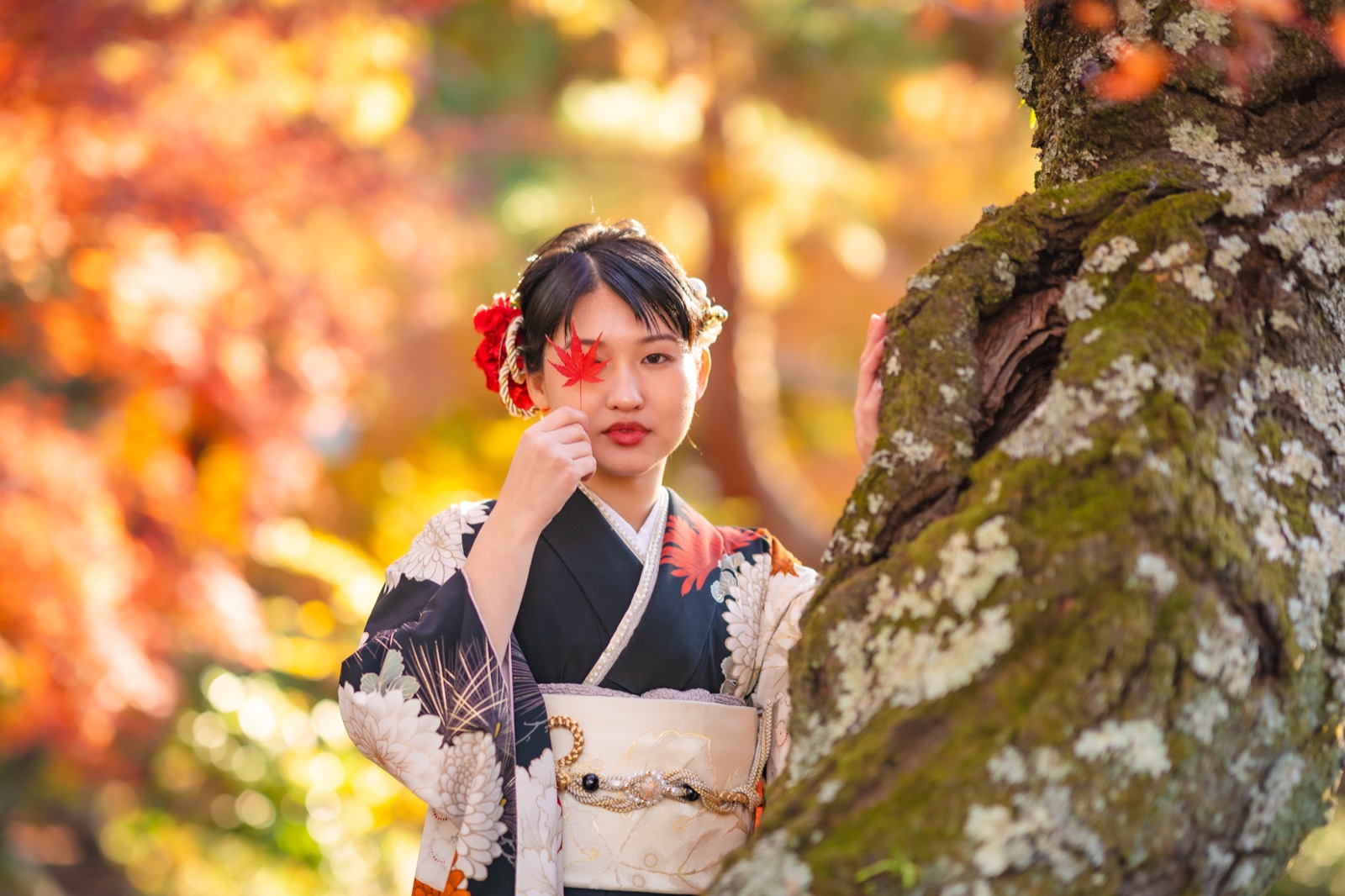 Kimono photoshoot in Kyoto