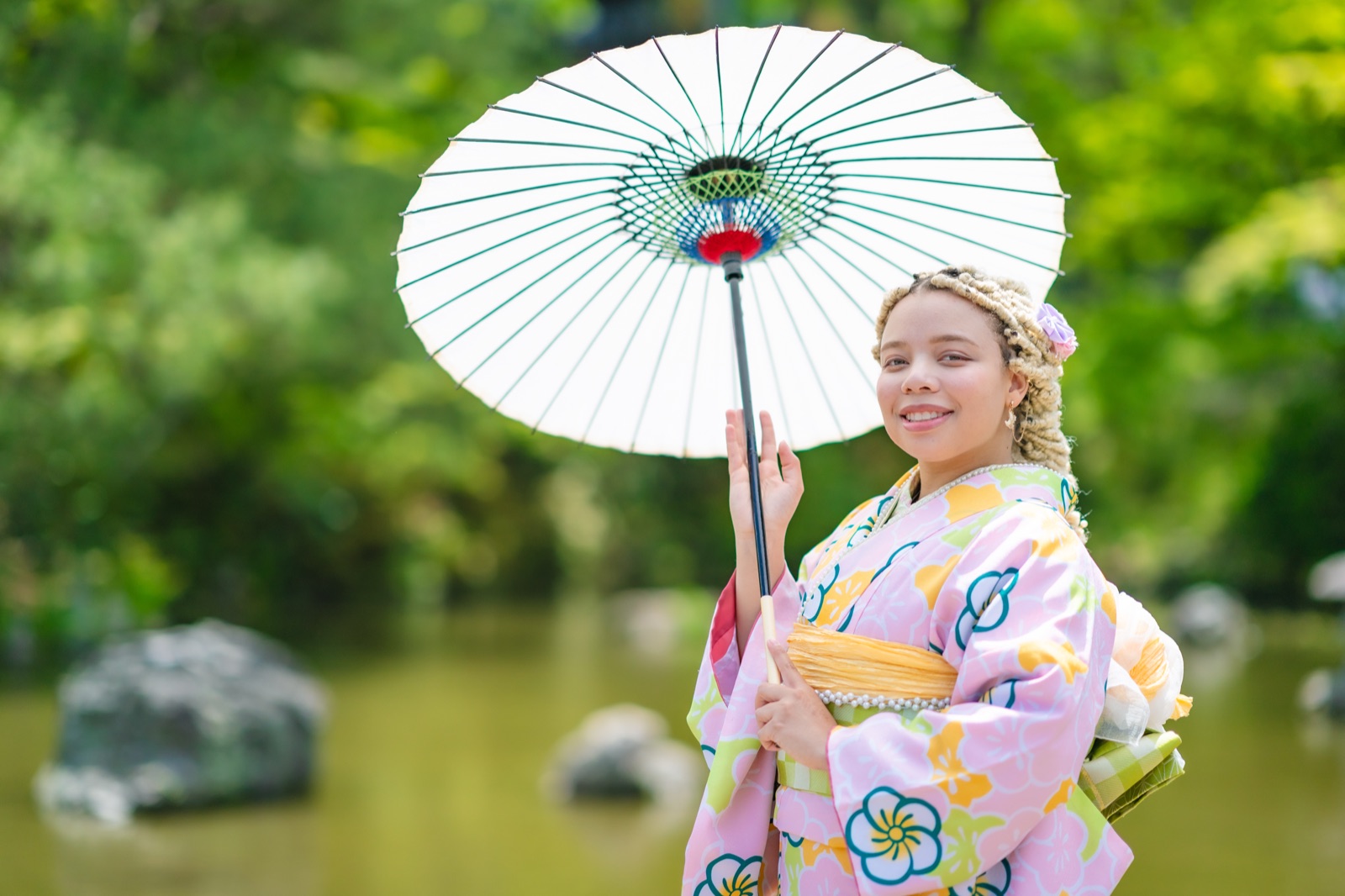Kimono photoshoot in Kyoto